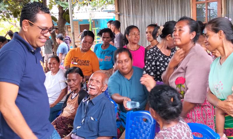 Vicente Hornai Janji Sejahterakan Petani di Kabupaten Belu