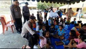 Karo Ops Polda NTT Cek Langsung Kondisi Posko Pengungsian untuk Korban Erupsi Gunung Lewotobi