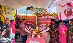 Batalyon-A Pelopor Atambua Gelar Syukuran HUT ke-79 Brimob Polri