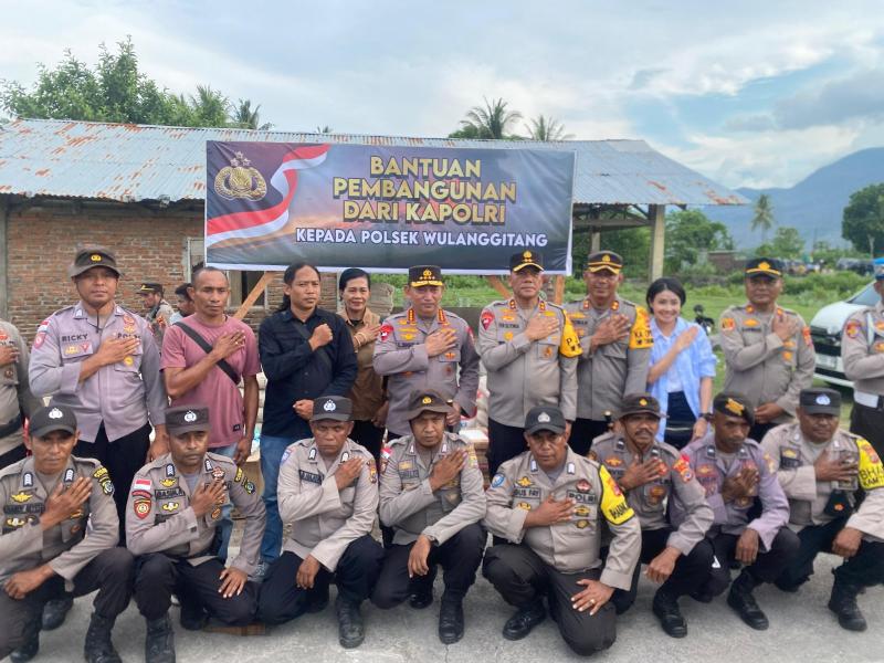Kapolri bantu Renovasi  Mako Polsek Wulanggitang di Flores Timur