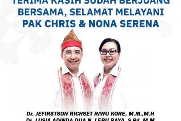  Jeriko-Adinda Ucapkan Selamat untuk Christian-Serena: Terima Kasih untuk Para Pendukung