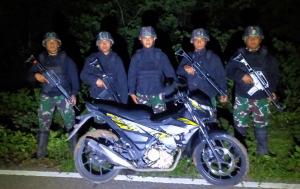 Satgas Yonif 741/GN Gagalkan Penyeludupan Sepeda Motor ke Timor Leste 