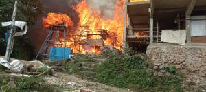 Kebakaran di Kampung Bodo Ede-Sumba Barat Akibatkan Kerugian Rp 1 M, Sumber Api Dari Tungku Dapur