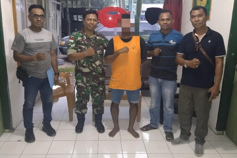 Kodim 1605/Belu Amankan 1 WNA Asal Timor Leste 