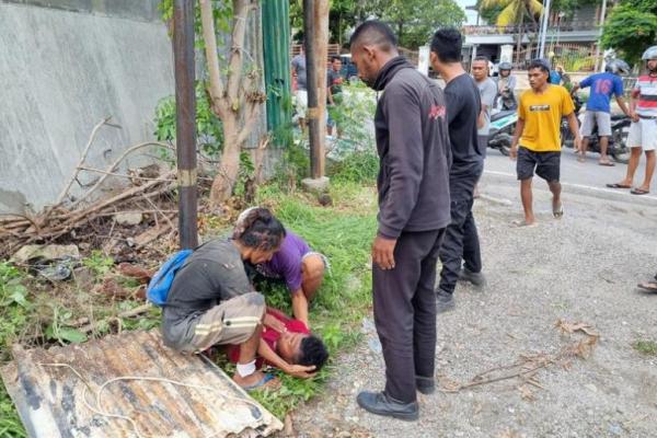 Seorang Buruh Bangunan Tersengat Llistrik Tegangan Tinggi Saat Kerja di Rumah Marcel Fanggidae