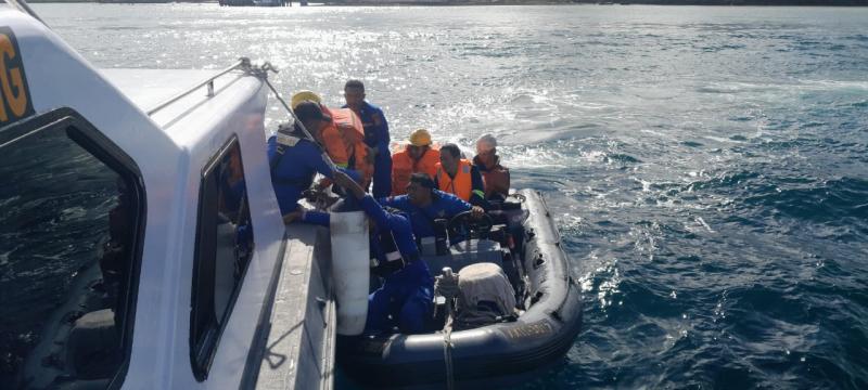 Polairud Polda NTT Koordinasi dengan Pertamina Tangani Tumpahan Minyak Kapal MV Kuala Mas