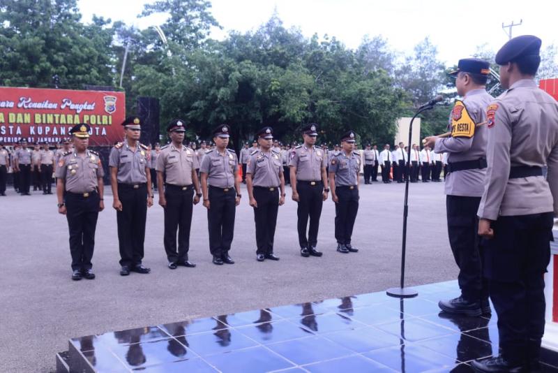 Berikut Daftar Pejabat Polresta Kupang yang Naik Pangkat 