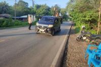 Ruas Jalan Timor Raya Km 41 Tergerus Banjir, Polres Kupang Berlakukan Sistem Buka Tutup