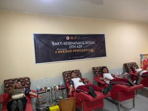 Aksi Sosial Peringati Satu Dekade Polri Angkatan DTN 439 Polda NTT Donor 28 Kantong Darah 