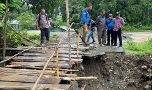 Komisi III DPRD Belu Tinjau Jembatan Putus di Builalu 