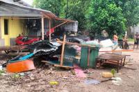 Enam Rumah di Pasir Panjang Rusak Diterjang Angin Puting Beliung 