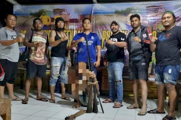 Polres Kupang Amankan Tiga Senpira dari Warga Oeletsala-Taebenu