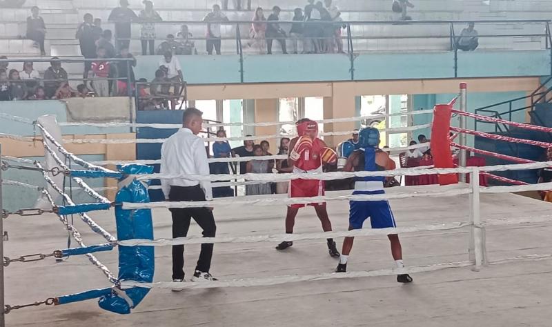 Tinju Persahabatan LBC Atambua dan FBC Timor Leste 