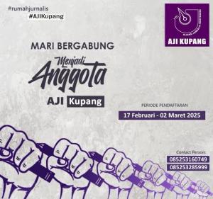 Rekrutmen Terbuka Calon Anggota AJI Kupang 