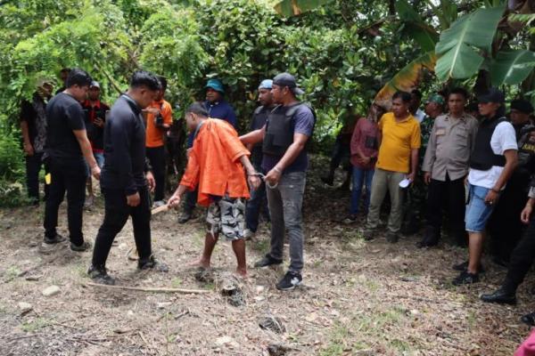 Polres Kupang Gelar Rekonstruksi Kasus Pembunuhan di Desa Poto-Fatuleu Barat