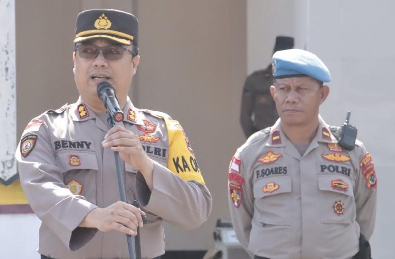 Kapolres Belu Ucapkan Terima Kasih ke Warga dan Pesan Tetap Jaga Kamtibmas