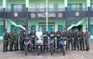 Satgas Yonif 741/GN Gagalkan Penyeludupan 4 Unit Seperti Motor ke Timor Leste 