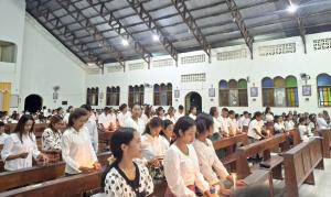 Misa Syukur dan Pelantikan Pengurus OMK Paroki Fatubenao