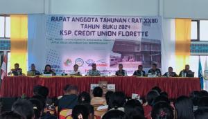 RAT ke XXIII TB 2024, Ketua KSP CU Florette : Mendorong Anggota Untuk Melek Keuangan, Berwirausaha