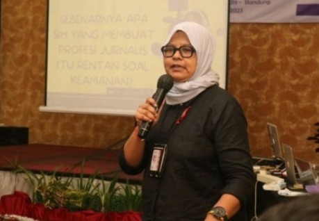 (doc.ist) Ketua Umum AJI Indonesia, Nany Afrida  