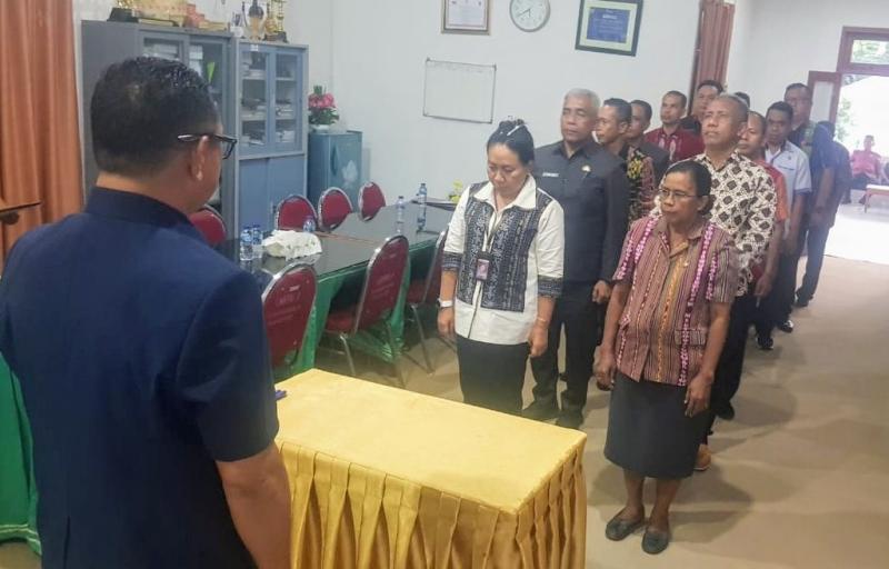 Bupati Willy Ganti Sejumlah Plt Dinas Lingkup Pemkab Belu 