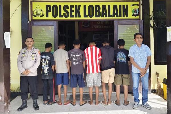 Enam Pelaku Kasus Pengeroyokan di Lobalain-Rote Ndao Dibekuk Polisi 