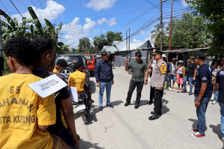 Polresta Kupang Gelar 35 Adegan Kasus Pembunuhan di Kelurahan Manulai-Alak
