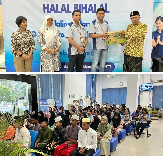 Tebar Keberkahan, Bank NTT Atambua Halal Bihalal Bersama Panti Asuhan Bina Bunga Bangsa