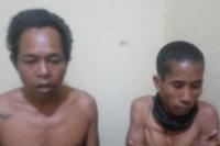 Dua warga asal Kabupaten Sumba Barar dan Sumba Barat Daya, diamankan anggota Polsek Lewa, Polres Sumba Timur, Senin (19/5/2025) malam.