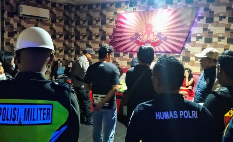 Razia Pekat Polres Belu dan Subdenpom di Tempat Hiburan Malam