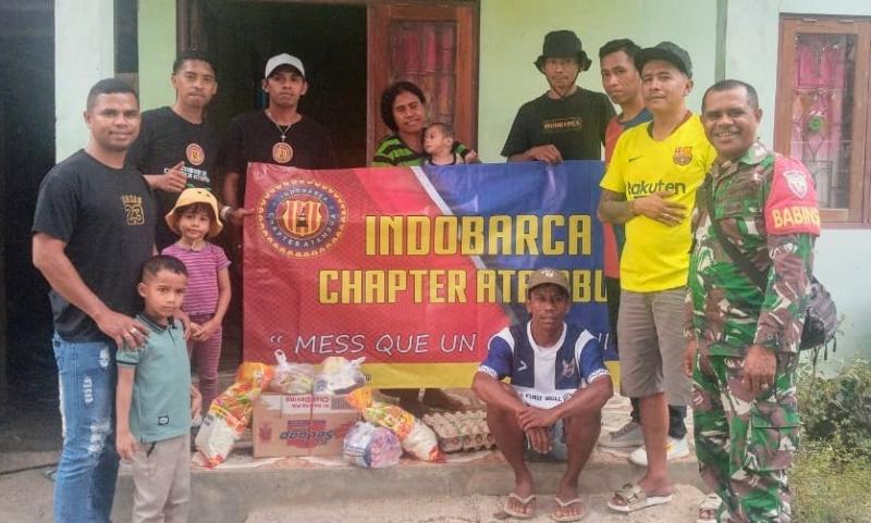 Indobarca Atambua Berbagi Kasih dengan Warga Desa Umaklaran 
