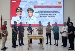 Wujudkan Janji Politik, Pemkab Belu Launcing UHC Program Pelayanan Kesehatan Gratis 