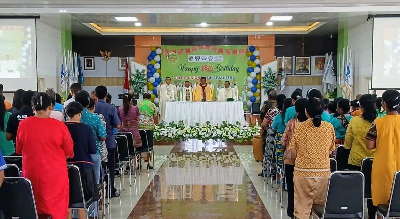 Rayakan HUT ke-18 : CUKS Atambua Terus Berkembang Bersama Menuju Koperasi Sehat