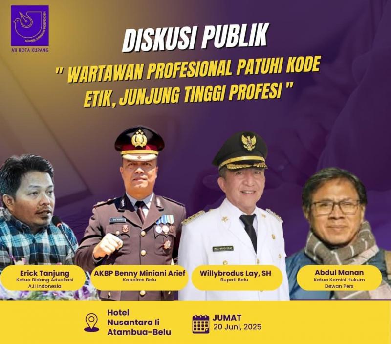 AJI Kupang Gelar Diskusi Publik di Belu, Bahas Tentang Profesi Jurnalis