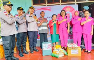 Polres Manggarai  Gelar Anjangsana dan Baksos (23/6/2025).
