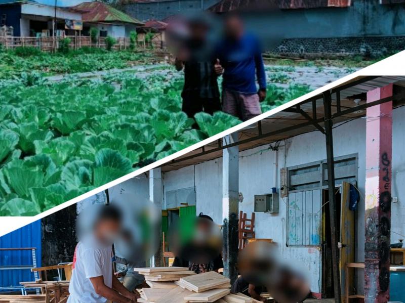 Hasil kreativitas warga binaan di Rutan Kelas IIB Ruteng. 