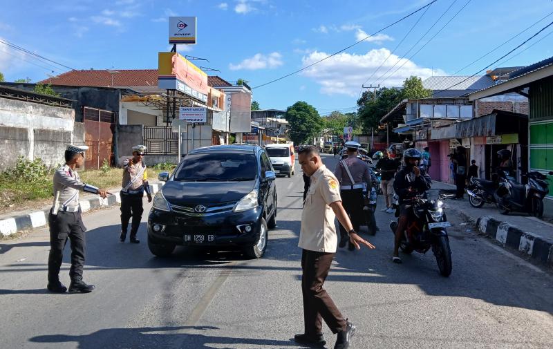 Hari ke-4 Operasi Patuh Polres Belu, Puluhan Kendaraan Terjaring Razia