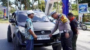 Satlantas Polresta Kupang Jaring Kendaraan Nomor Polisi Palsu 