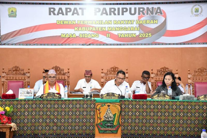 DPRD Manggarai Bahas RPJMD 2025-2029 dalam Sidang Paripurna ke-15