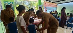 Momen HAN, Dinkes Belu Cek Status Gizi Anak-Anak TK Bintang Timur Fatubenao 