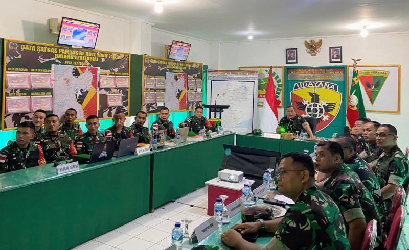 Pangkogabwilhan II Kunjungi Mako Satgas Yonif 741/GN di Perbatasan Belu 