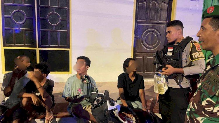 Patroli Malam Akhir Pekan, Polresta Kupang Berhasil Musnahkan Minuman Keras