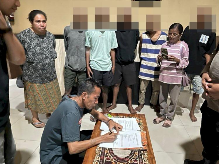 Polres Alor Kembalikan ke Orang Tua Lima Pelaku Tawuran di Alor