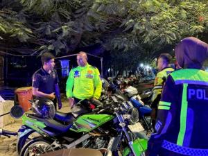 12 Sepeda Motor Terjaring Satlantas Polresta Kupang saat Balapan Liar 