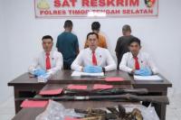 Tiga Warga Oe`ekam-TTS Terciduk Polisi Curi Sapi Pakai Senpira