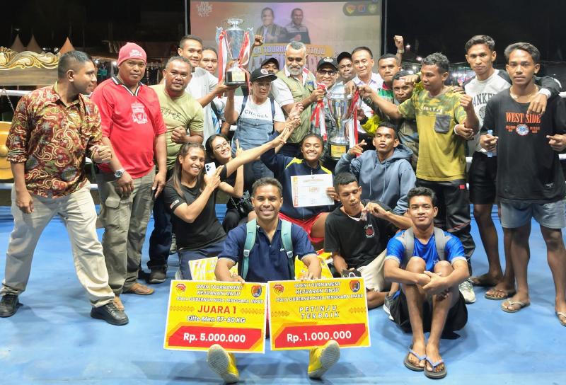Piala Gubernur NTT 2025, Pertina Belu Boyong Juara Umum dan The Best Boxer