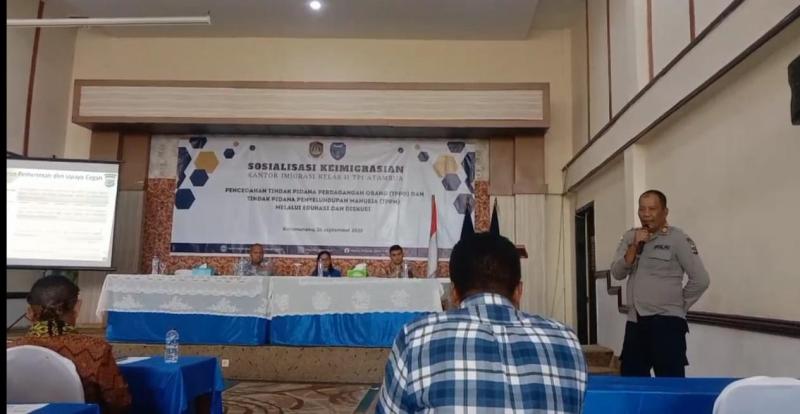  Polres TTU Sosialisasikan Pencegahan Tindak Pidana Perdagangan Orang Kepada Camat & Lurah