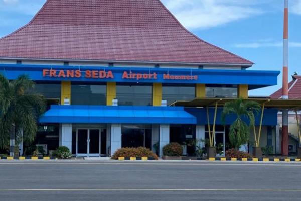 Sempat Ditutup Akibat Letusan Gunung Lewotobi, Bandara Frans Seda di Maumere Kembali Beroperasi