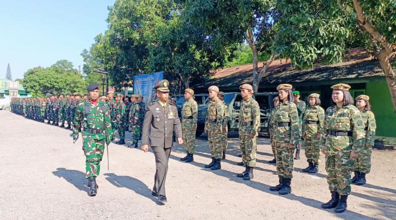 Kasdim 1605/Belu Pimpin Upacara Peringatan HUT ke-80 TNI Tahun 2025