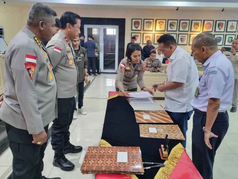  Polda NTT Teken PKS Penegakan Hukum & Pengamanan Rantai Pangan di NTT